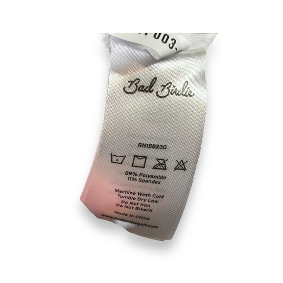 BAD BIRDIE Flower Power Sleeveless Blade Polo Shirt Womens S Golf Tennis New - Picture 9 of 9